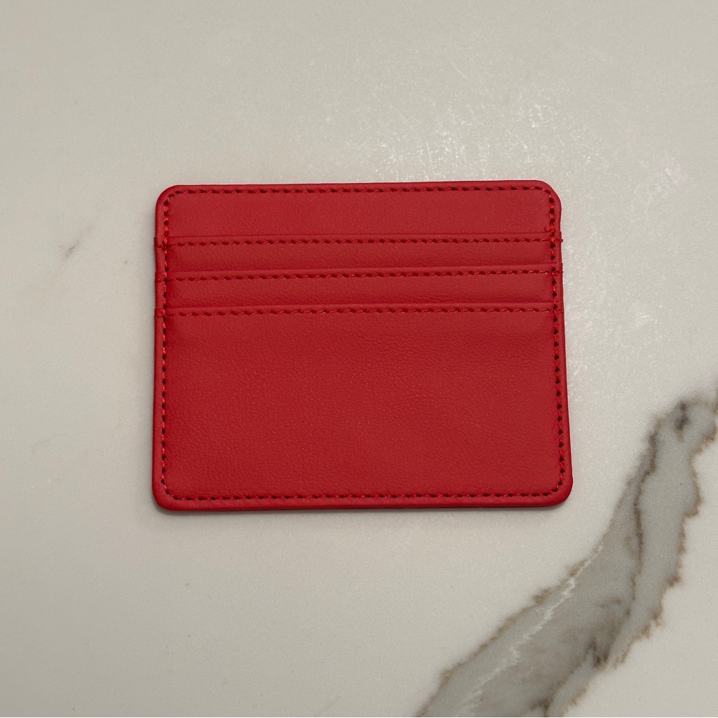 Easy To Carry Leather Id Credit Card Document Men Women Card Holder 4 Pouch Easy To Carry Leather Id Credit Card Document Men Women Card Holder 4 Pouch
